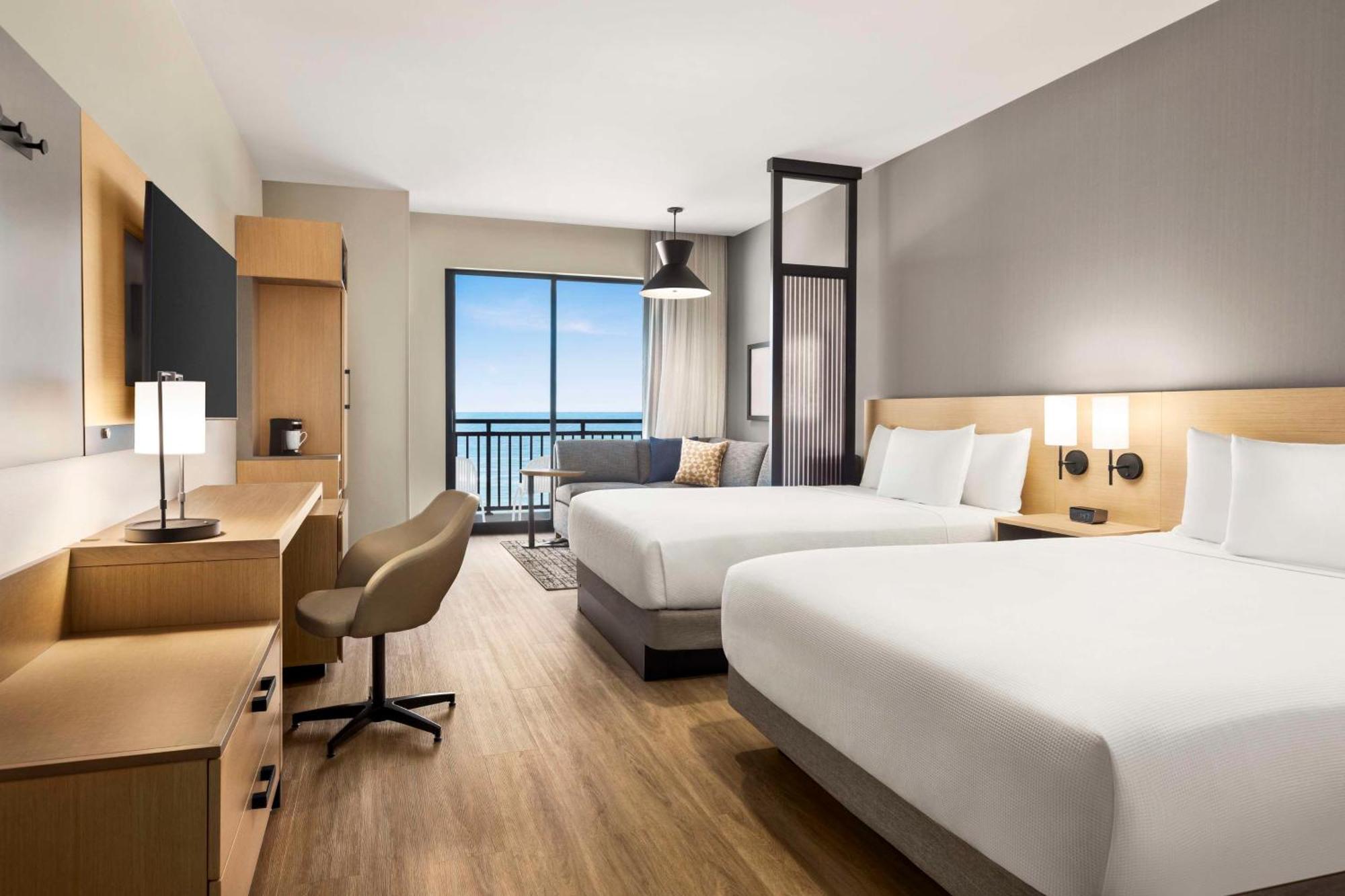 Oceanfront Queen Room Two Queen Beds
