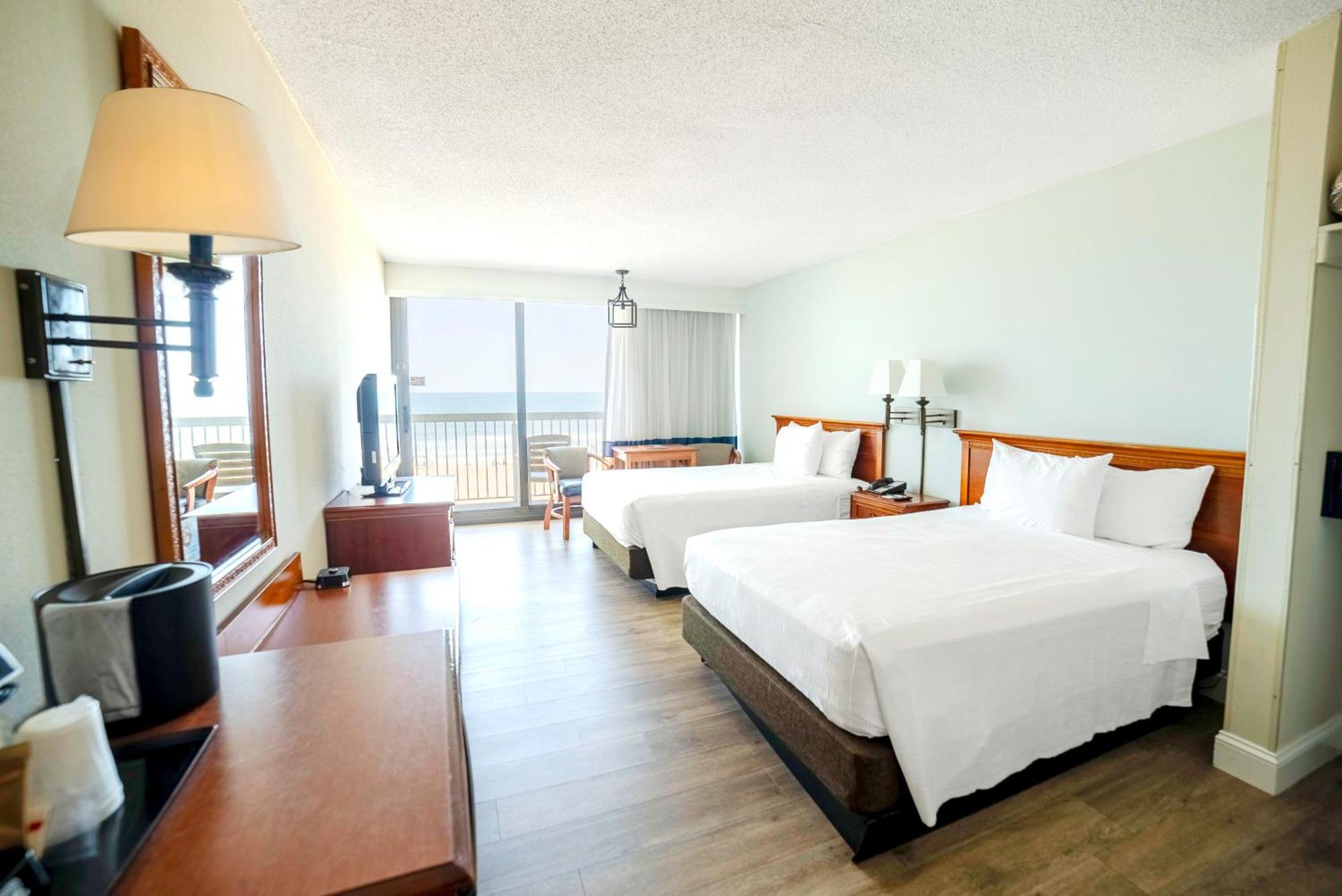 Ocean Front Room Two Double Beds