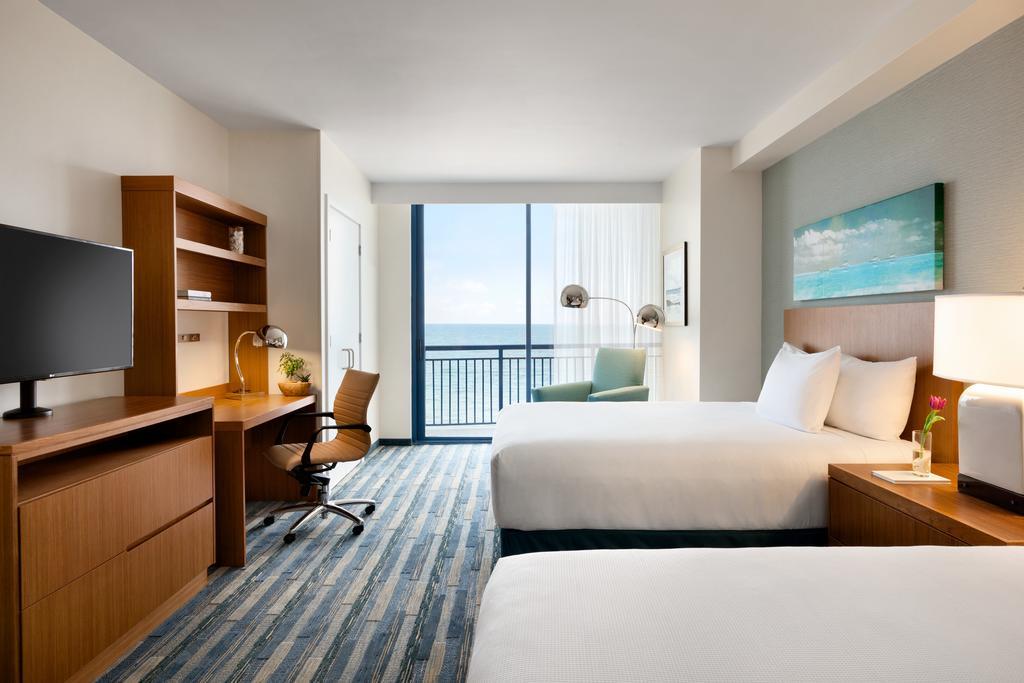 One-Bedroom Oceanfront Suite Two Queen Beds Accessible Tub